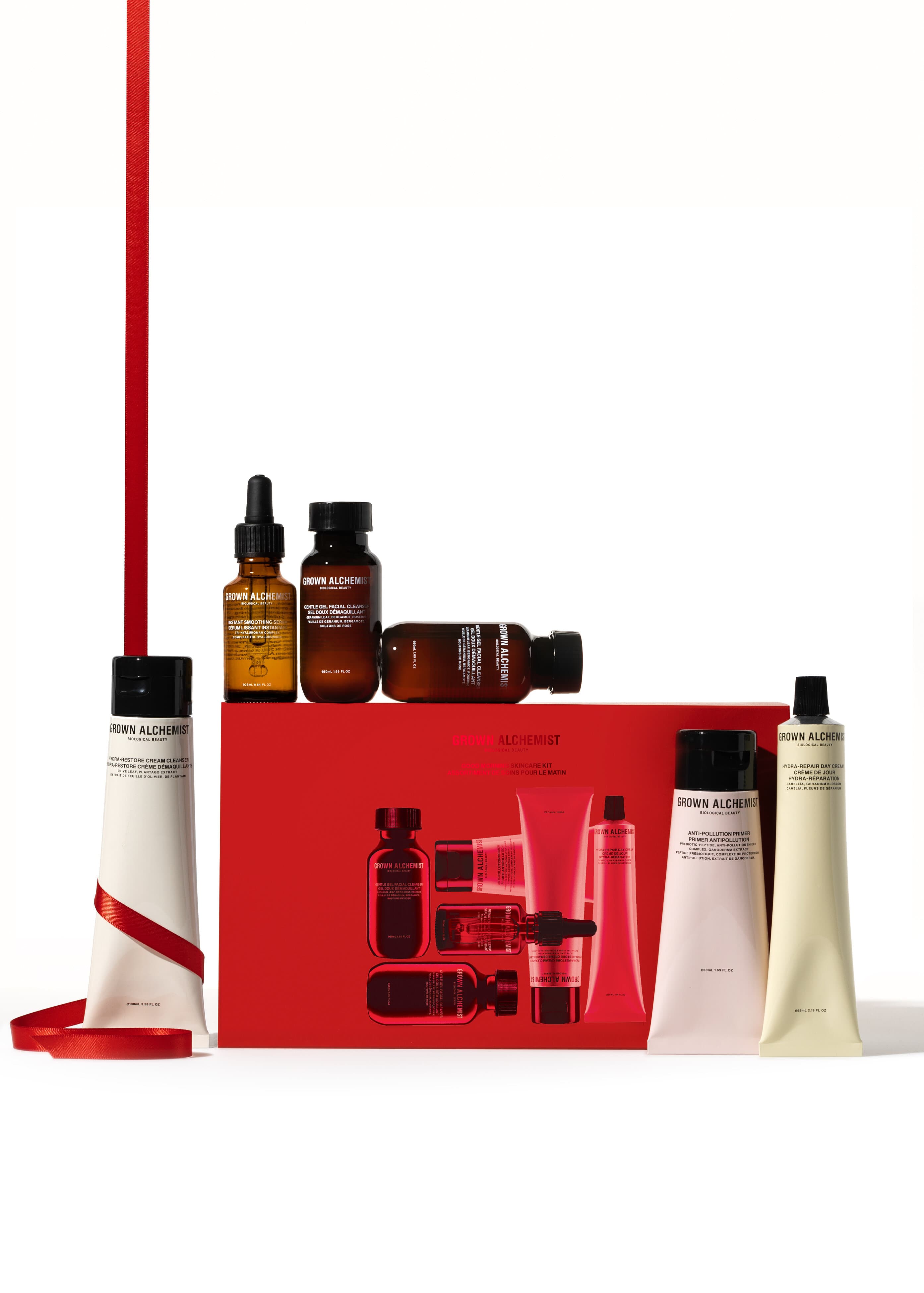 Набір «Ідеальний денний догляд для обличчя» Grown Alchemist AM Skin Prescription Gift Set